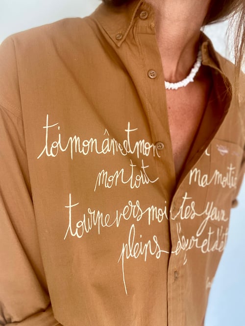 Image of Chemise "mon âme et mon coeur"