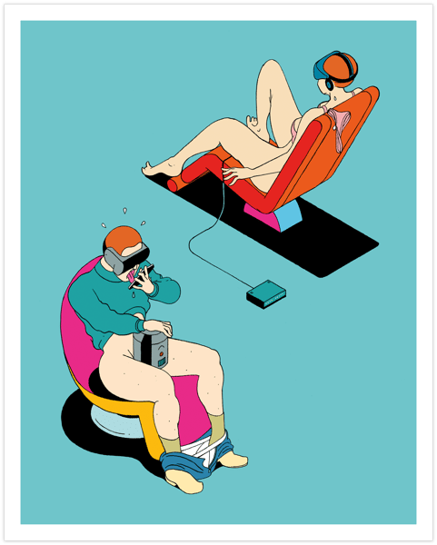 Image of Teledildonics Duo (40x50cm)