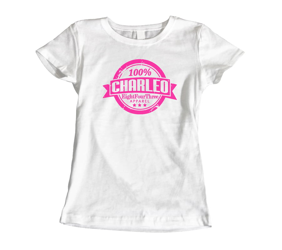 Image of The 100% Charleo Women's Tee (CLICK FOR MORE COLORS!!!)