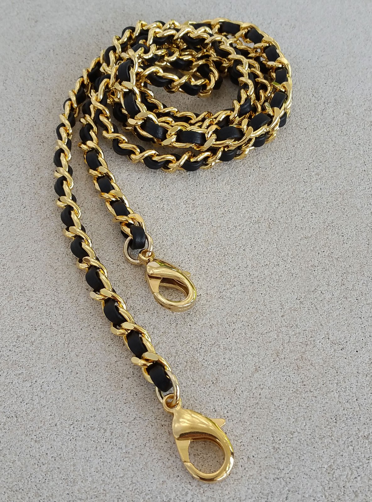 gold chain purse strap