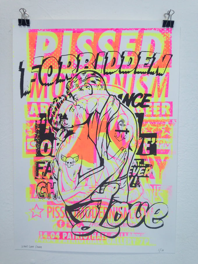 Image of Forbidden Lovers Screen Print 