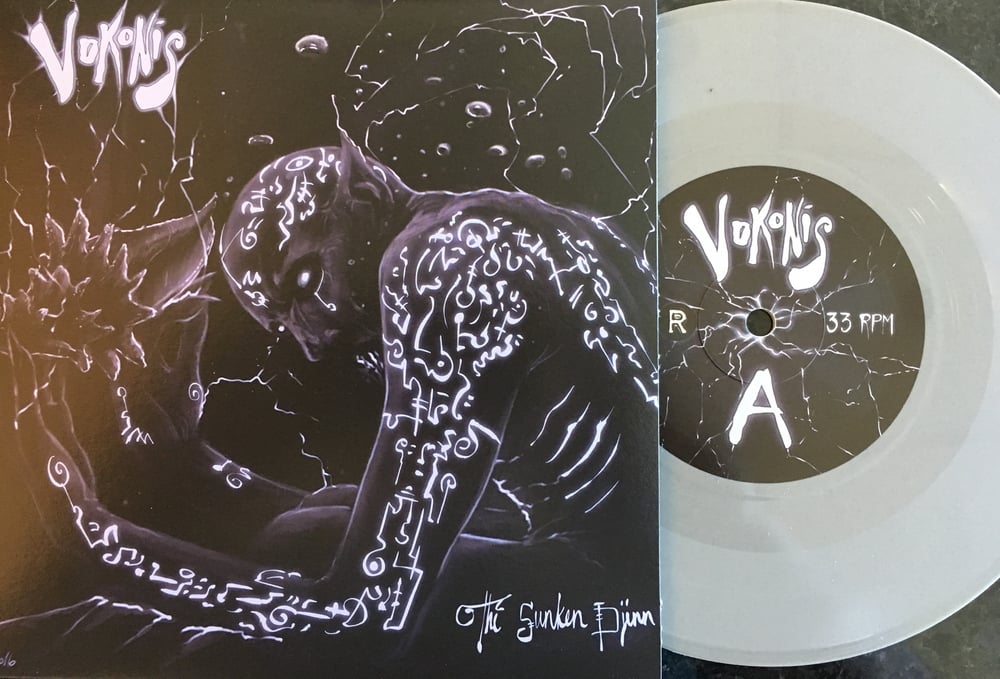 Image of Vokonis - The Sunken Djinn 7" Grey Vinyl Edition