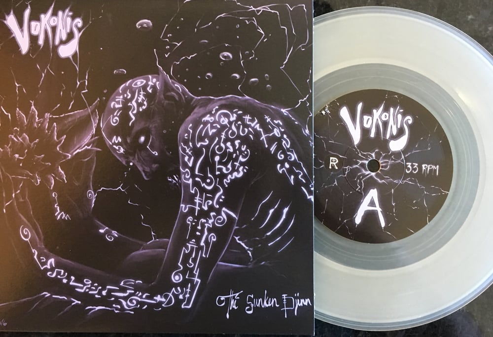 Image of Vokonis - The Sunken Djinn 7" Clear Vinyl Edition
