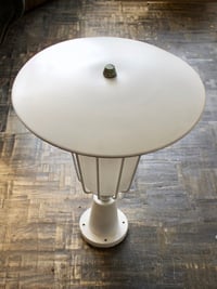 Image 3 of Large Garden Lantern with Opaline Glass Shade