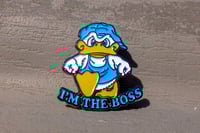 Image 2 of I'm The Boss Enamel Pin