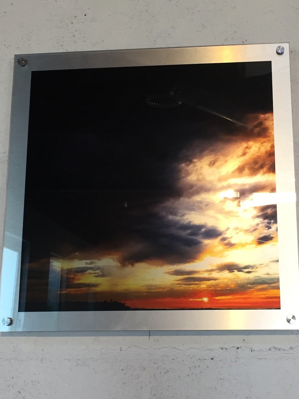 Image of Dark Clouds 23" x 23"