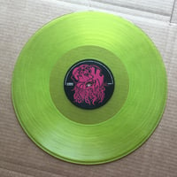 Image 3 of HIBUSHIBIRE 'Freak Out Orgasm!' Neon Yellow Vinyl LP