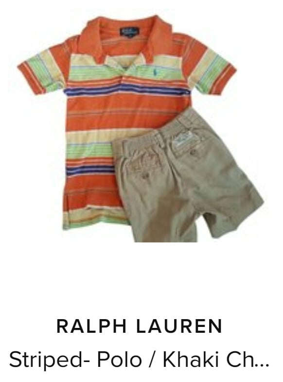 Image of Ralph Laren Polo/ Shorts to match