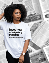 Image 4 of ISO Conspiracy Theories Tee