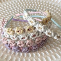 Macrame Daisy Headband