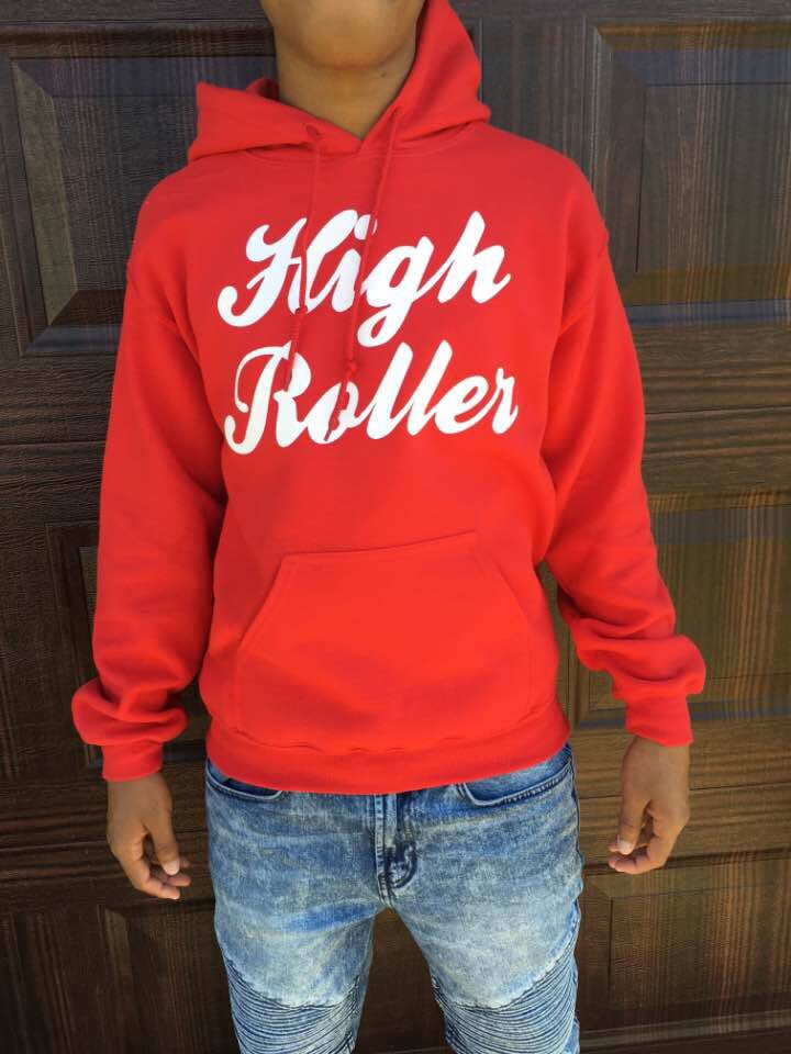Image of High Roller Red Hoodie