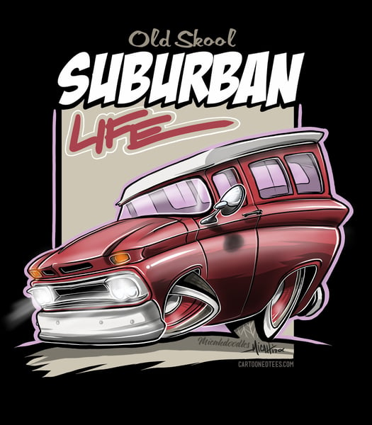 Image of Suburban Life Red