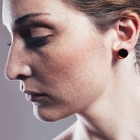 Image 1 of Náušnice Circle Mirrors n Black n White