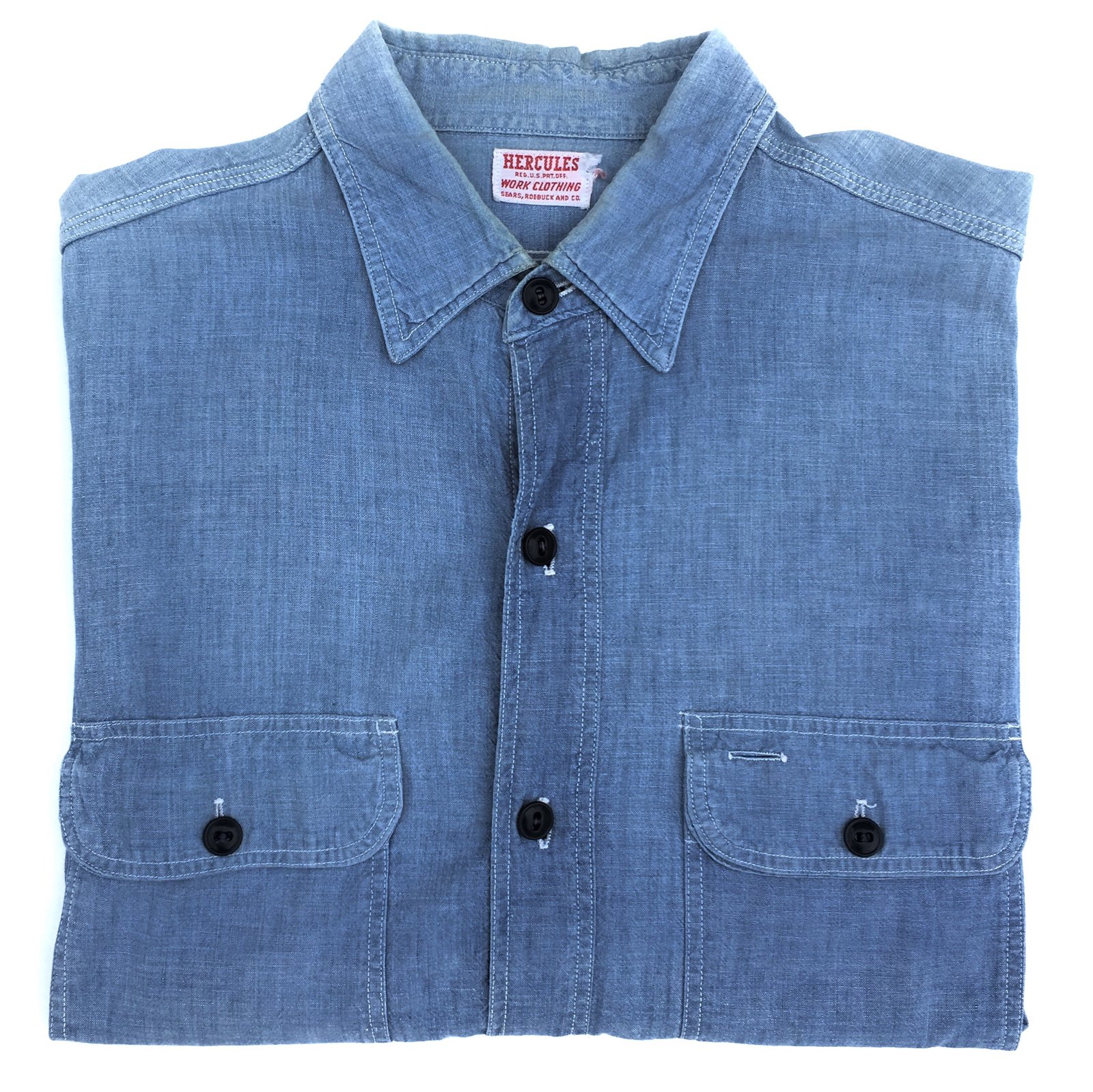 40's HERCULES CHAMBRAY WORK SHIRT