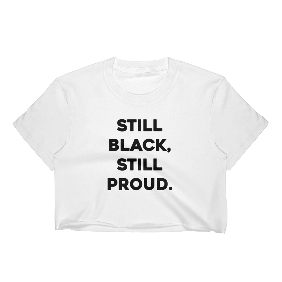 Image of WOMEN'S Still Black CROP TOP