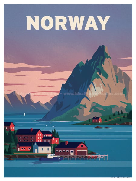 Image of Norway Fjords Poster