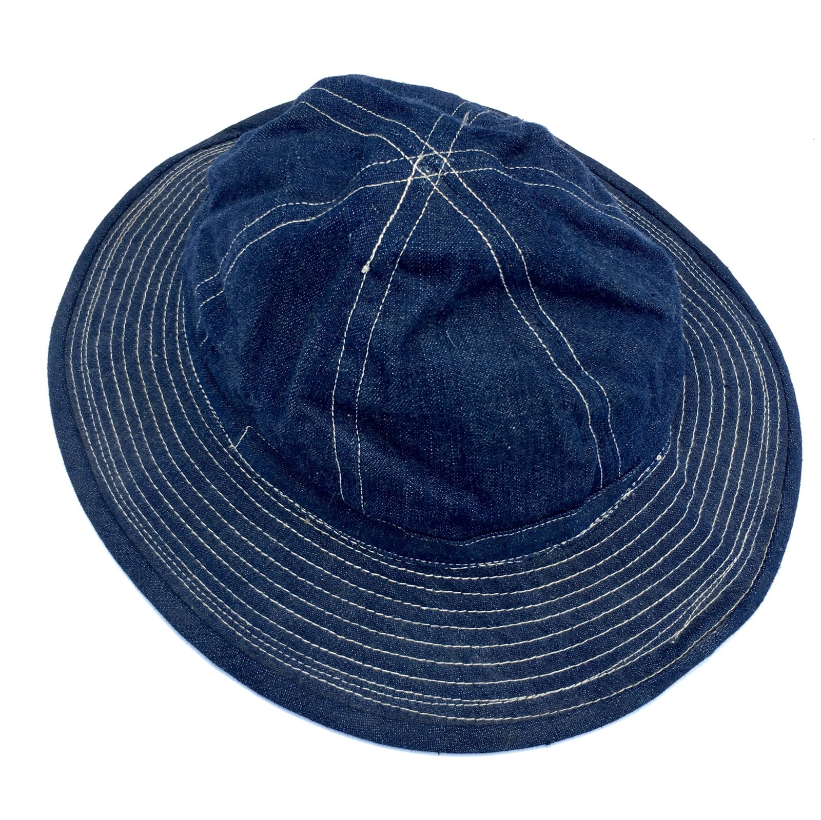 Image of VINTAGE WWII ERA DAISY MAE DENIM HAT