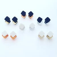 Image 2 of Náušnice / Earrings "Doublemini mirror sque"