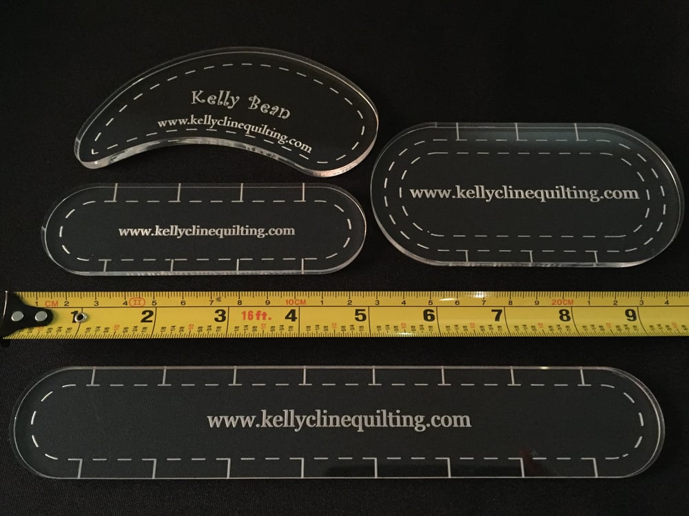 Image of 4 Ruler Set for Domestic or Longarm Machine