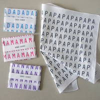 Image 6 of PAPA Typographic Pattern Hankie