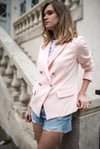 VESTE BLAZER DARIA - ROSE POUDRÉ