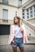 VESTE BLAZER DARIA - ROSE POUDRÉ Image 2