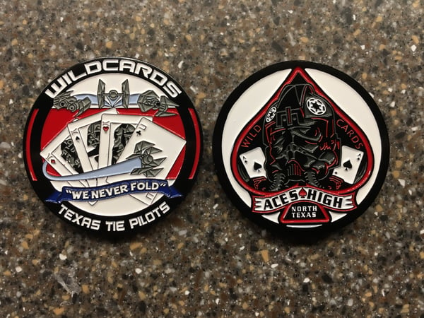 Image of North Texas - Aces High Challenge Coin