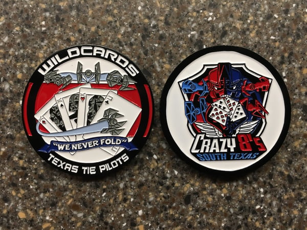 Image of South Texas - Crazy 8's Challenge Coin