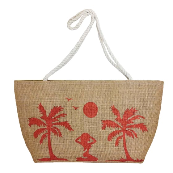 Image of Beach Tote - 'Girl on a Beach' 