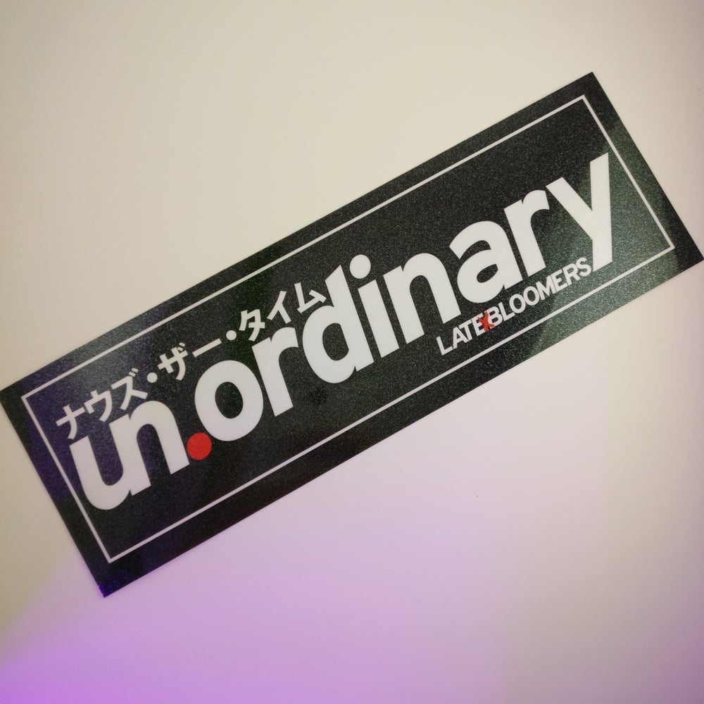 Image of un.ordinary | w/Vinyl UV Coating & Metallic Laminate 
