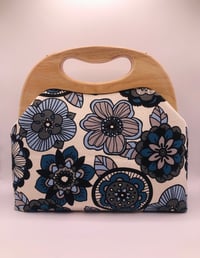 Image 1 of Blue Floral Bag