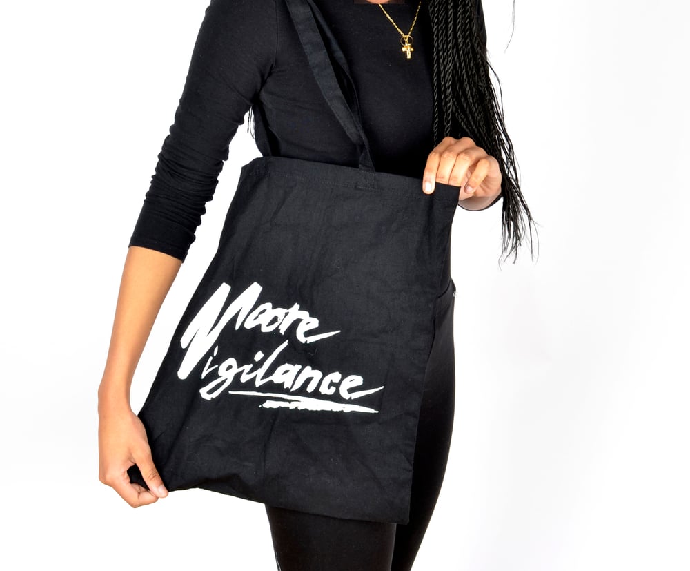 Image of Black 'True Pill' Tote Bag