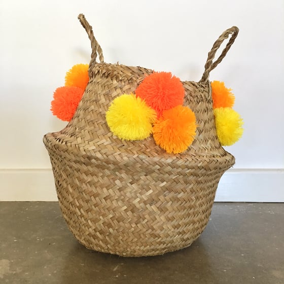 Image of Mini Seagrass Basket - Citrus