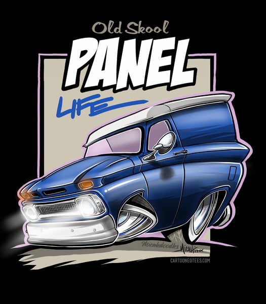 Image of 65 panel life blue