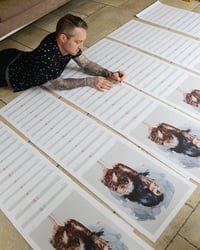 Image 3 of Limited Edition 'RAVEN' Lithograph Print 