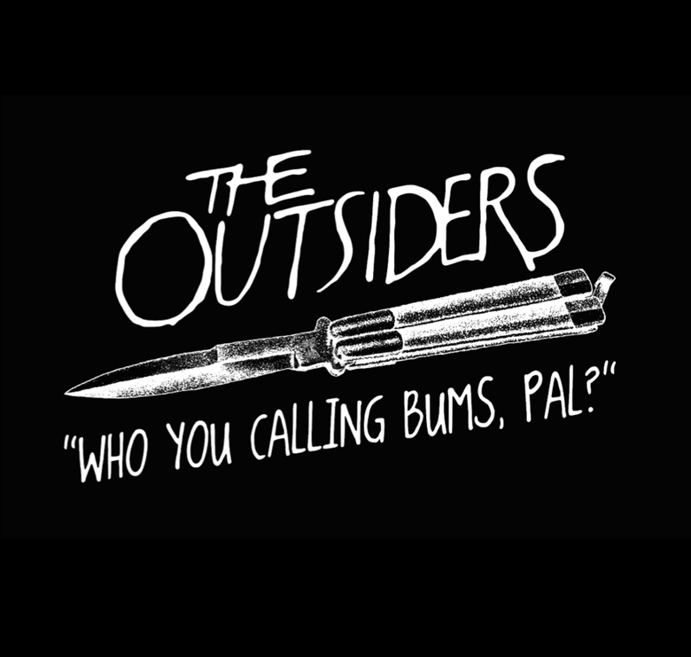 Image of The Outsiders "Who You Calling Bums, Pal?" T Shirt