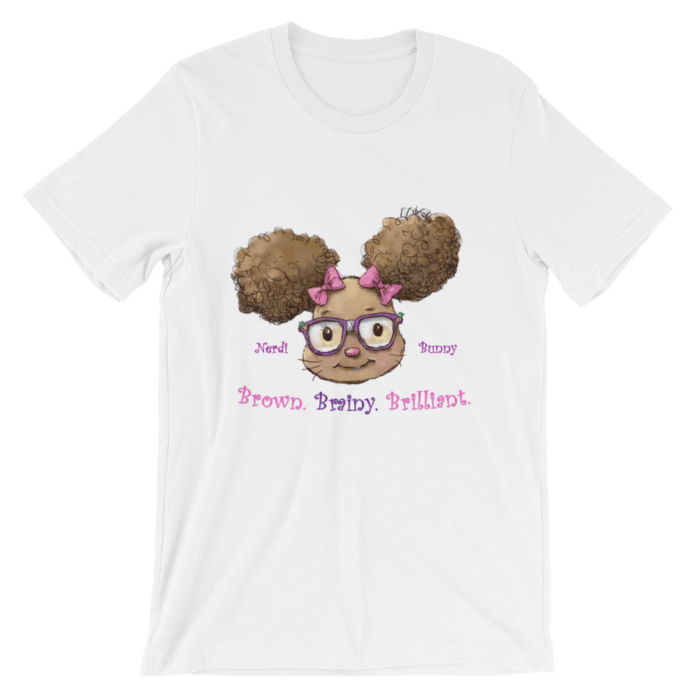 Image of Brown. Brainy. Brilliant. Tee--available in Adult & Child Sizes