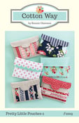 Image of Pretty Little Pouches 2 Paper Pattern #1009
