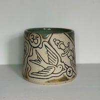 Image of Turquoise Stoneware Mug Flash 1