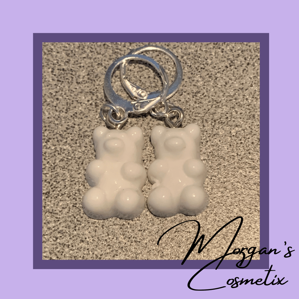 Image of White Gummy Bear Earrings