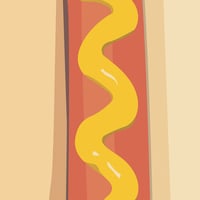 Image 3 of Sleep is cheap and so are hot dogs - Print