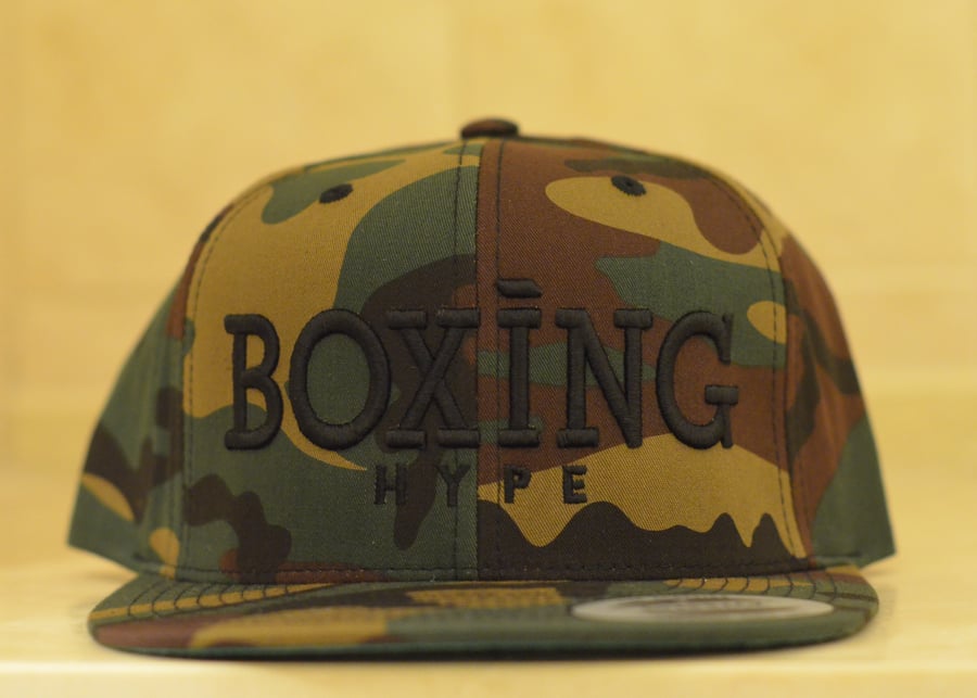 Image of Limited Edition camo BoxingHype Logo SnapBacks