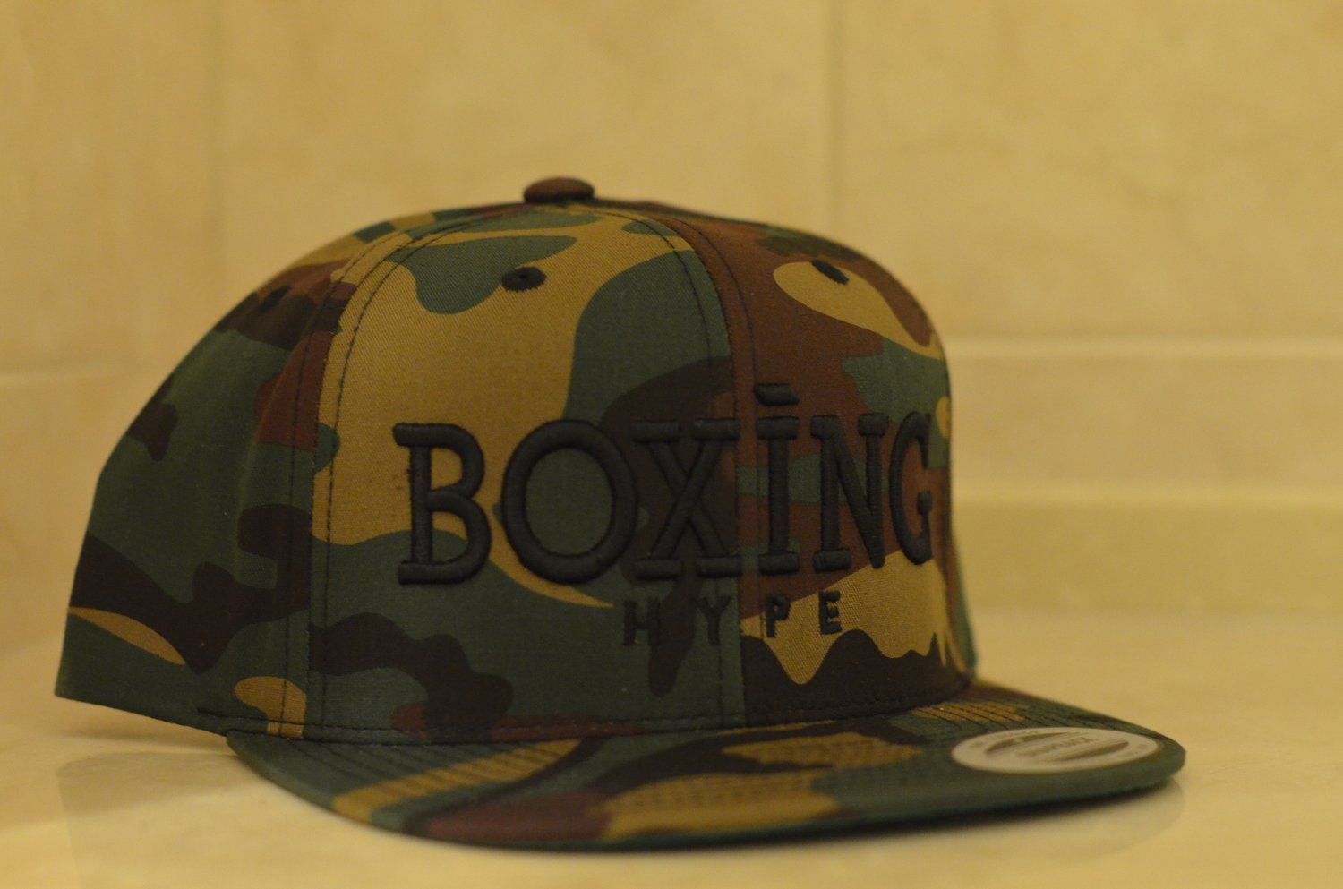 Image of Limited Edition camo BoxingHype Logo SnapBacks
