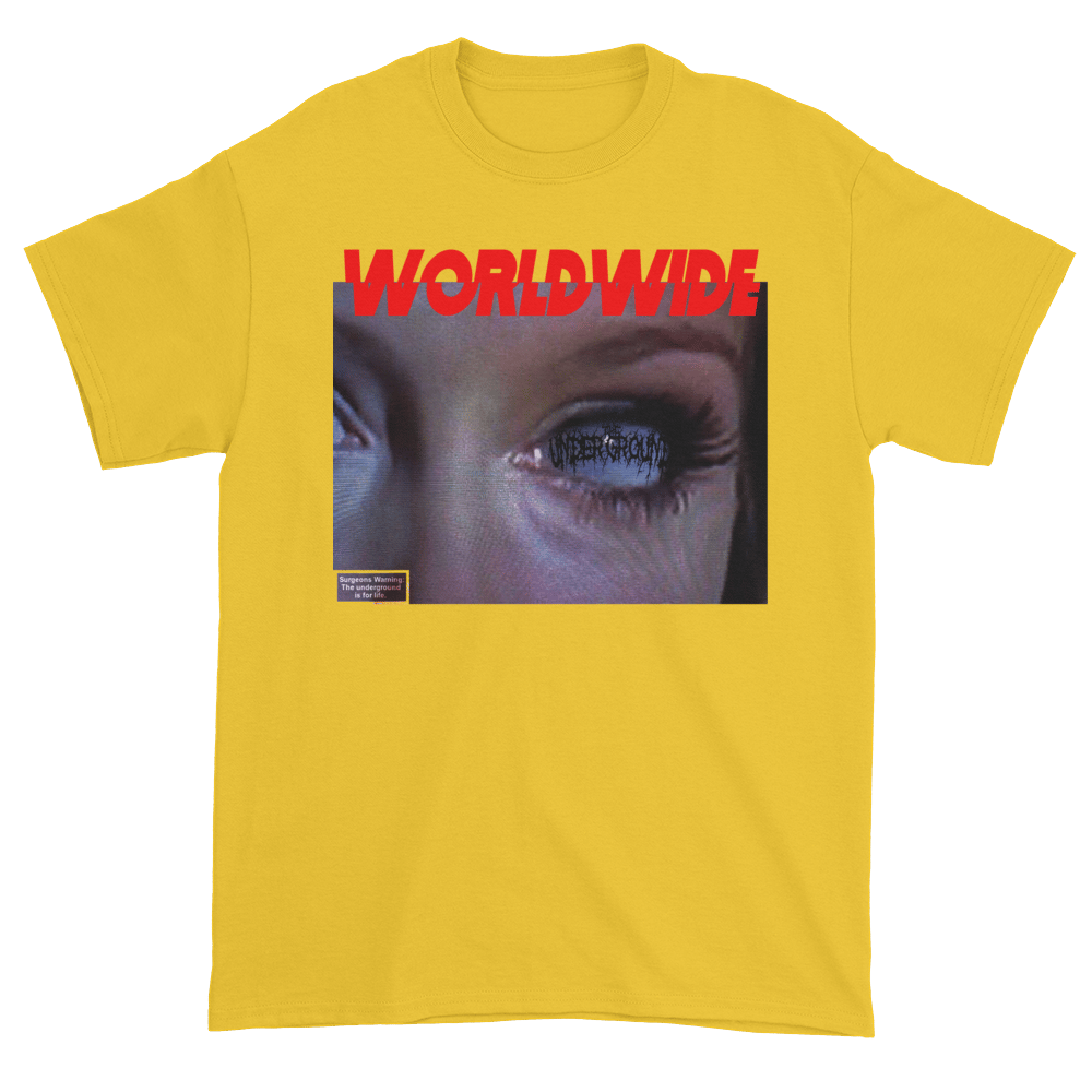 Image of WORLDWIDE Yellow t-shirt