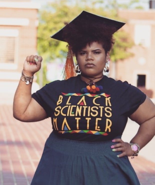 Image of Black Scientists Matter 90's Print Black