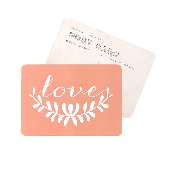 Image of Carte Postale LOVE / ANNA