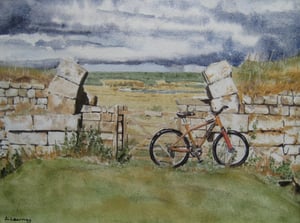 Image of Mountain Bike, Hadrian's Wall, Print