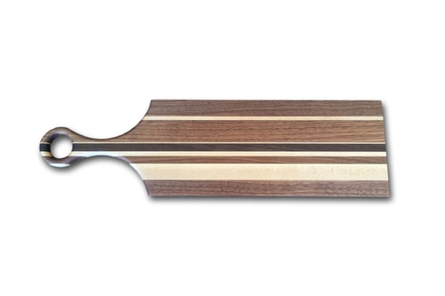 Image of Special Edition Exotic Artisan Serving Board - paddle design