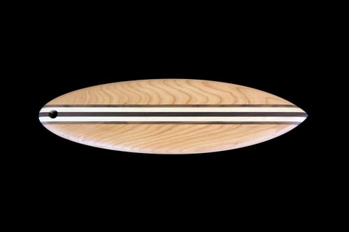 Image of Surfboard Serving Board - Laminated Inlays