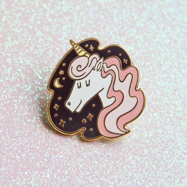 Image of Dreaming Unicorn Pin